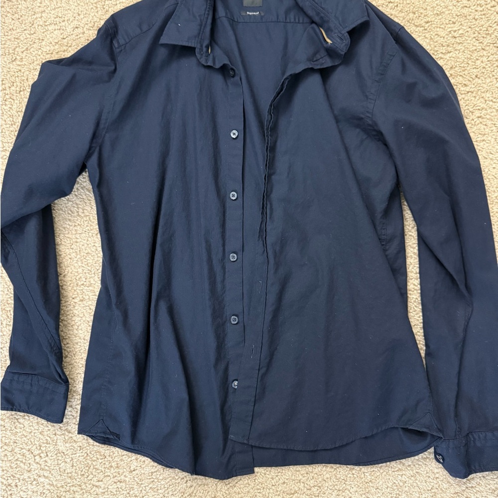 Boss Navy Dress Shirt